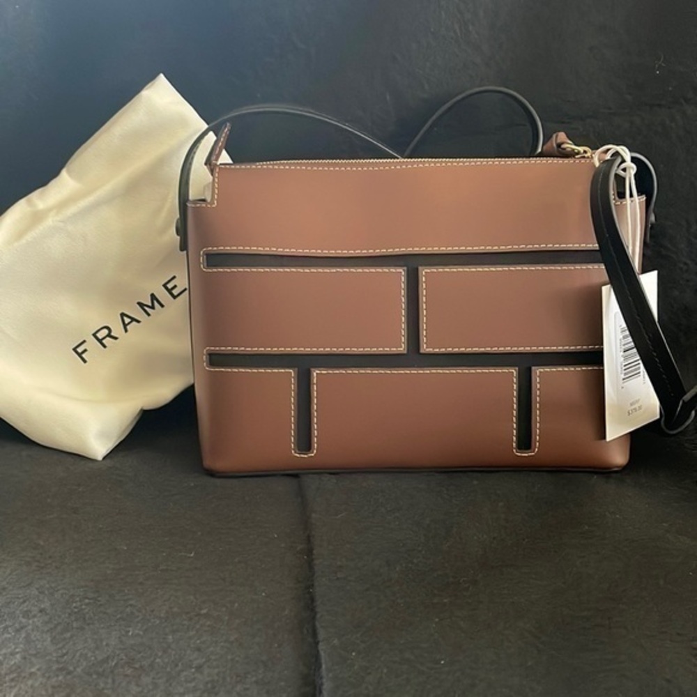 Frame Plaque Cutout Mini Shoulder Bag. NWT